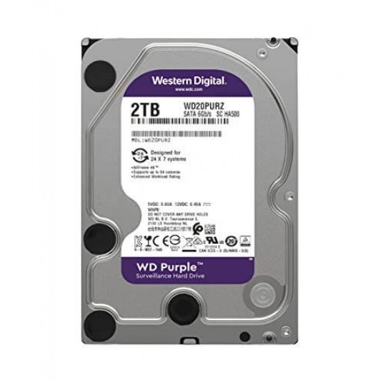 Wd 2TB Purple Sata 3.0 3.5" 7200rpm Güvenlik Diski